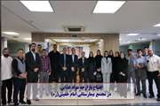  افتتاح و بازدید دکتر عباس مزینانی، مدیررفاه و سلامت کارکنان  دانشگاه علوم پزشکی تهران از بازار میوه و تره بار و‌ گوشت در مجتمع بیمارستانی امام خمینی(ره)  